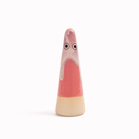 Meet the iconic hand glazed, ceramic Ghost - a personality laden decorative object from Studio Arhoj! Like much of Anders Arhoj's creations, these are inspired by Japanese ceramics but with a Scandinavian twist