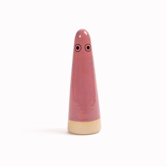 Meet the iconic hand glazed, ceramic Ghost - a personality laden decorative object from Studio Arhoj! Like much of Anders Arhoj's creations, these are inspired by Japanese ceramics but with a Scandinavian twist