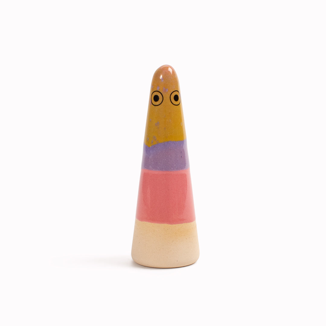 Ghost | Ceramic Figurine | Pink Hues