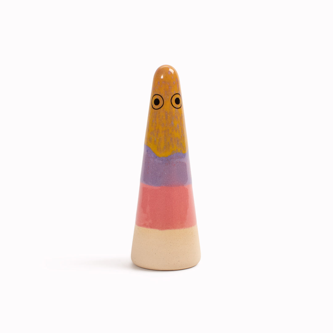Ghost | Ceramic Figurine | Pink Hues
