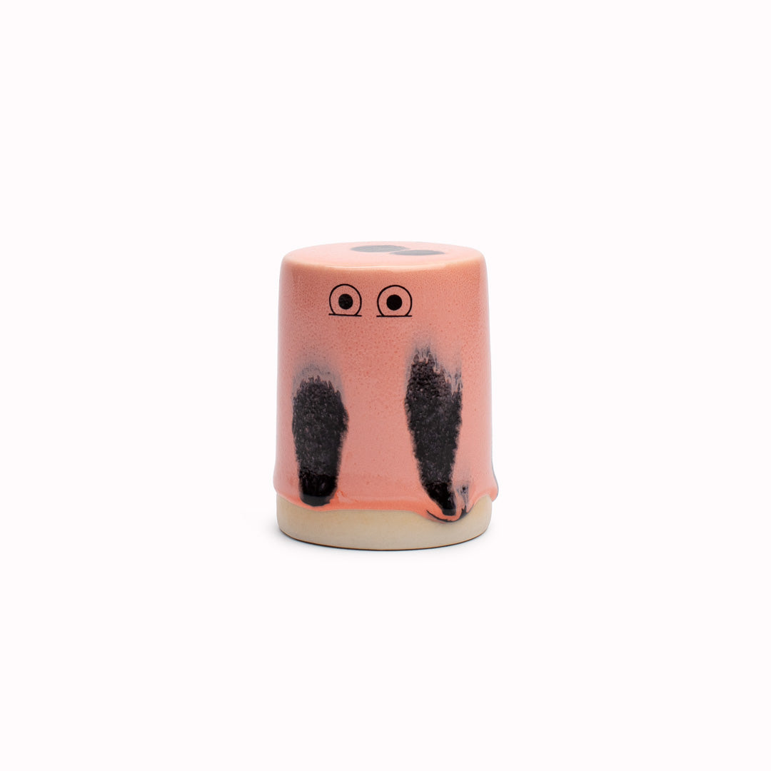 Meet Buto - A hand glazed ceramic figurine created as a close relative of the classic Arhoj Ghost. The Familia, including Buto, is a continuation of the playful decorative object series from Studio Arhoj