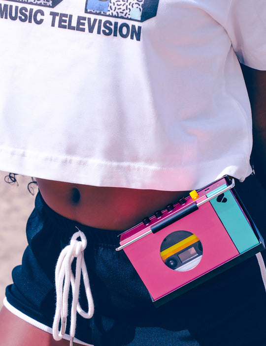 WE-001 | Bluetooth Cassette Player | Pink