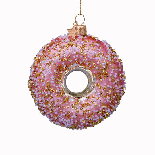 Pink Donut | Christmas Tree Ornament