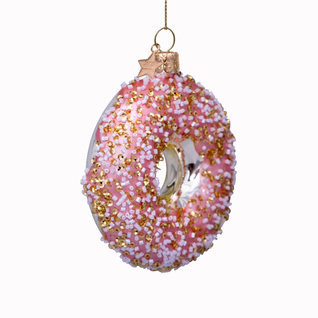 Pink Donut | Christmas Tree Ornament