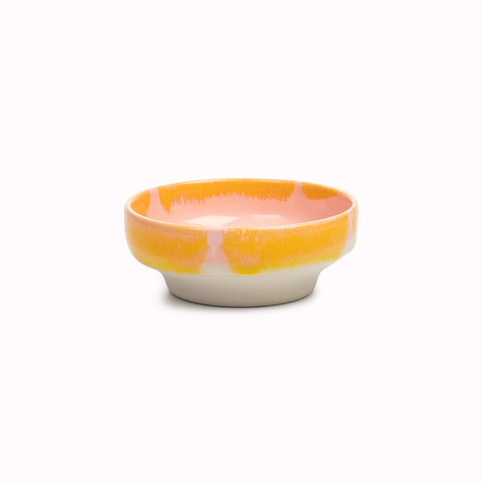 Hand Made in Denmark, this porcelain dish measures approximately 4 x 9cm and can be safely used in both dishwasher and microwave.