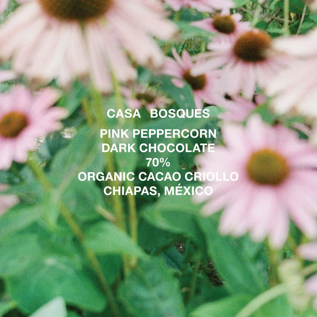 Pink Peppercorn | 70% Dark Chocolate Bar | 60g