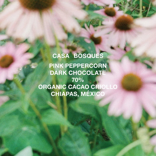 Pink Peppercorn | 70% Dark Chocolate Bar | 60g