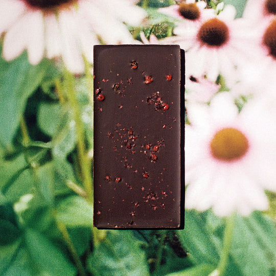 Pink Peppercorn | 70% Dark Chocolate Bar | 60g