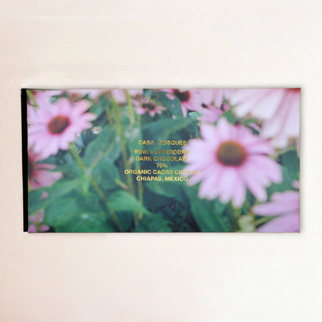 Pink Peppercorn | 70% Dark Chocolate Bar | 60g