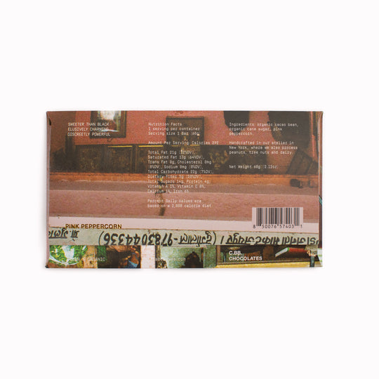 Pink Peppercorn | 70% Dark Chocolate Bar | 60g