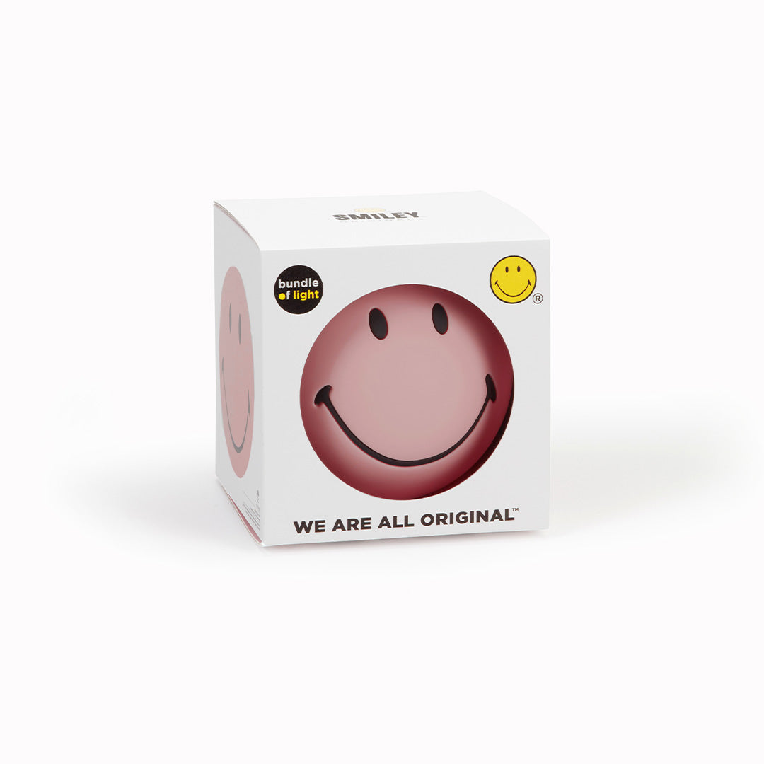 Smiley Lamp | Small | Pink