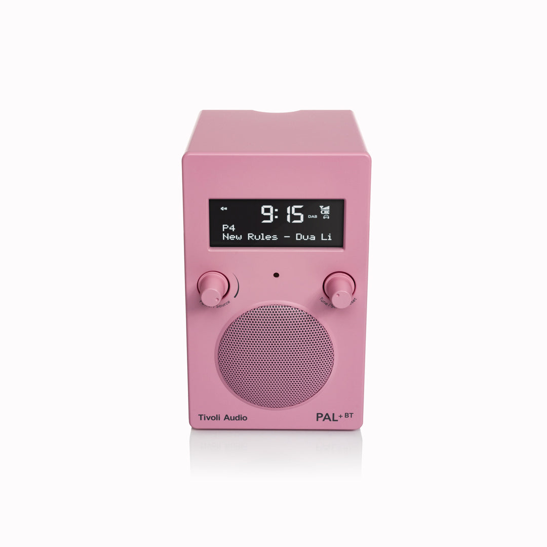 Portable digital radio from Tivoli Audio combining classic design with modern functionality. Engineered for reliability, the PAL+ BT provides versatile audio playback through its high-quality DAB+/FM digital tuner and integrated Bluetooth connectivity.