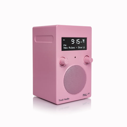 Portable digital radio from Tivoli Audio combining classic design with modern functionality. Engineered for reliability, the PAL+ BT provides versatile audio playback through its high-quality DAB+/FM digital tuner and integrated Bluetooth connectivity.