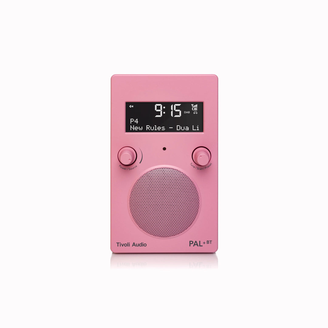 Portable digital radio from Tivoli Audio combining classic design with modern functionality. Engineered for reliability, the PAL+ BT provides versatile audio playback through its high-quality DAB+/FM digital tuner and integrated Bluetooth connectivity.