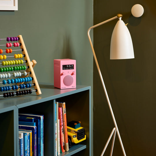 Portable digital radio from Tivoli Audio combining classic design with modern functionality. Engineered for reliability, the PAL+ BT provides versatile audio playback through its high-quality DAB+/FM digital tuner and integrated Bluetooth connectivity.