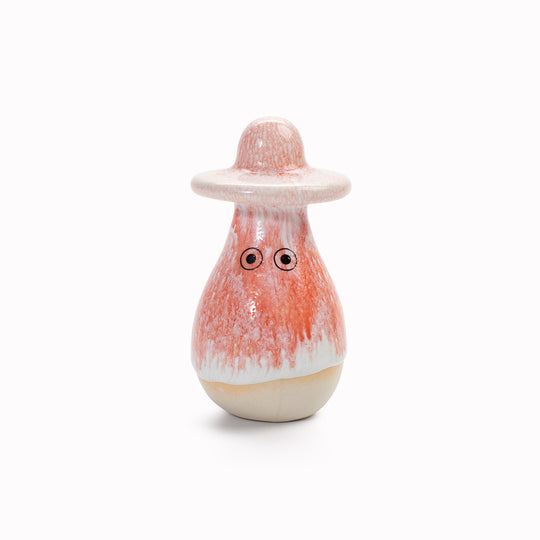 Meet Washi!&nbsp;Washi is a&nbsp;pear shaped, hat wearing, hand glazed ceramic&nbsp;figurine&nbsp;created as a close relative of the classic Arhoj Ghost.