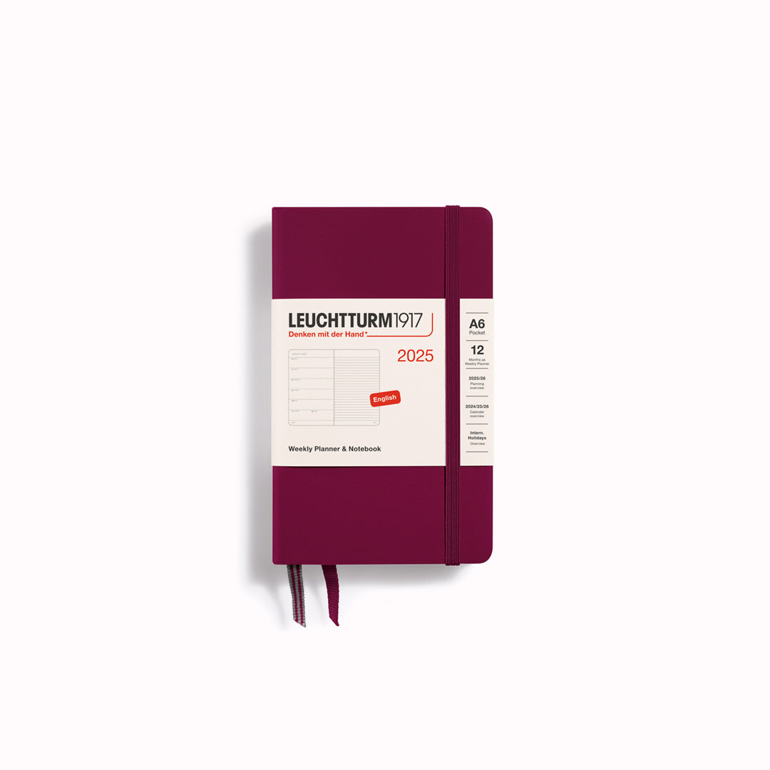 The Pocket Weekly Planner + Notebook 2025 is Leuchtturm1917's combined Planner and Notebook, from January 2024 to December 2024.