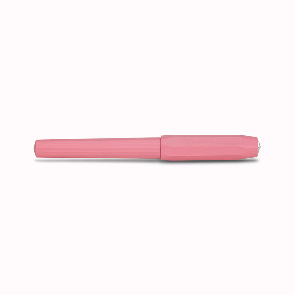 The Kaweco Perkeo rollerball pen in Peony Blossom features an ergonomic grip, octagonal cap and hexadecagon shaped barrel. As their entry level pen, the Perkeo is a great introductory model for those wanting to take their handwriting a little more seriously.