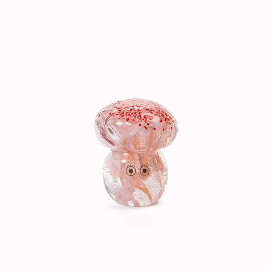 Crystal Blob | Glass Figurine | Speckled Shroom