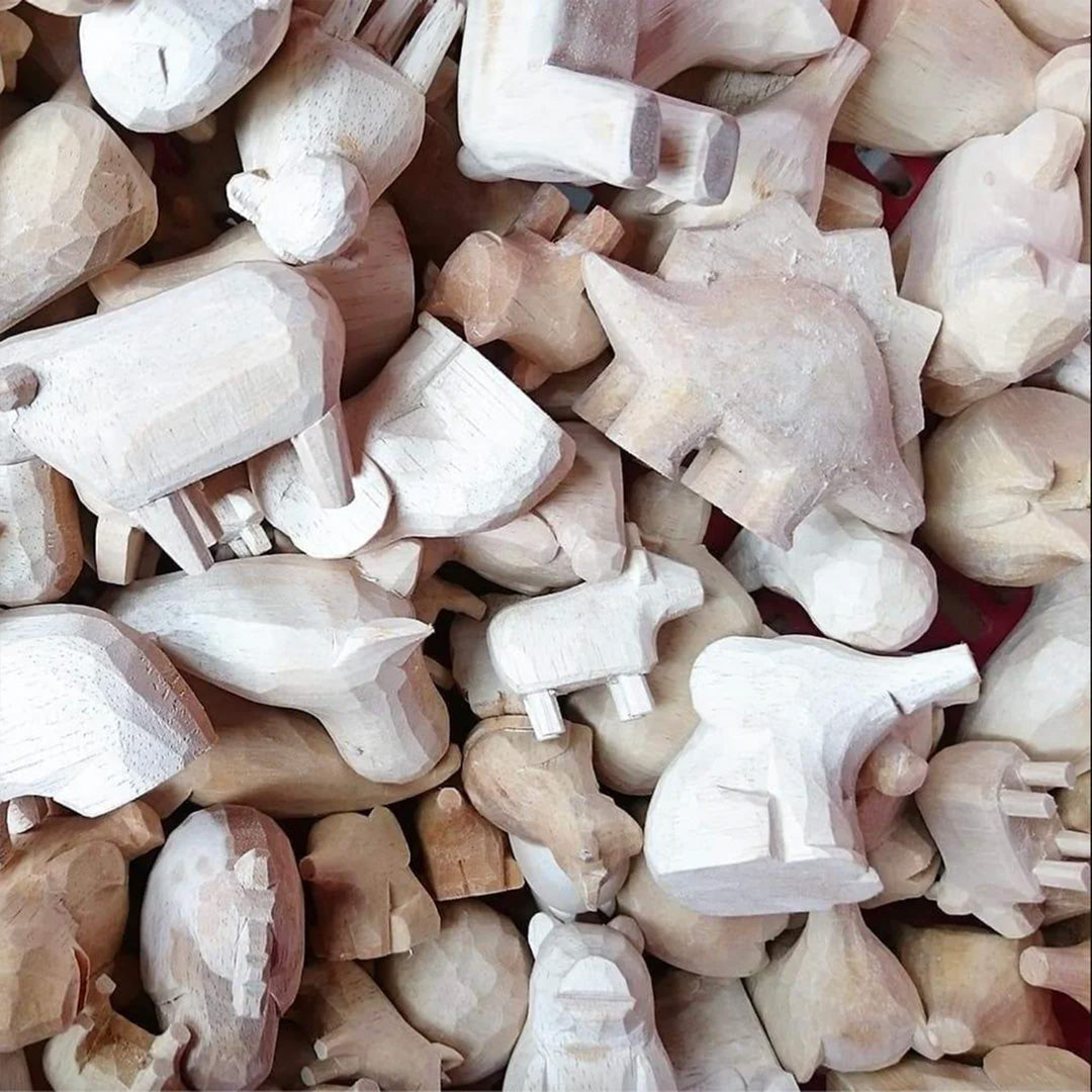 Wooden Handmade Animals rough cut ready to be created -  T-Labs - Uniquely Handcrafted in Indonesia, They are perfect for decorating your home or giving as gifts to your friends and family.