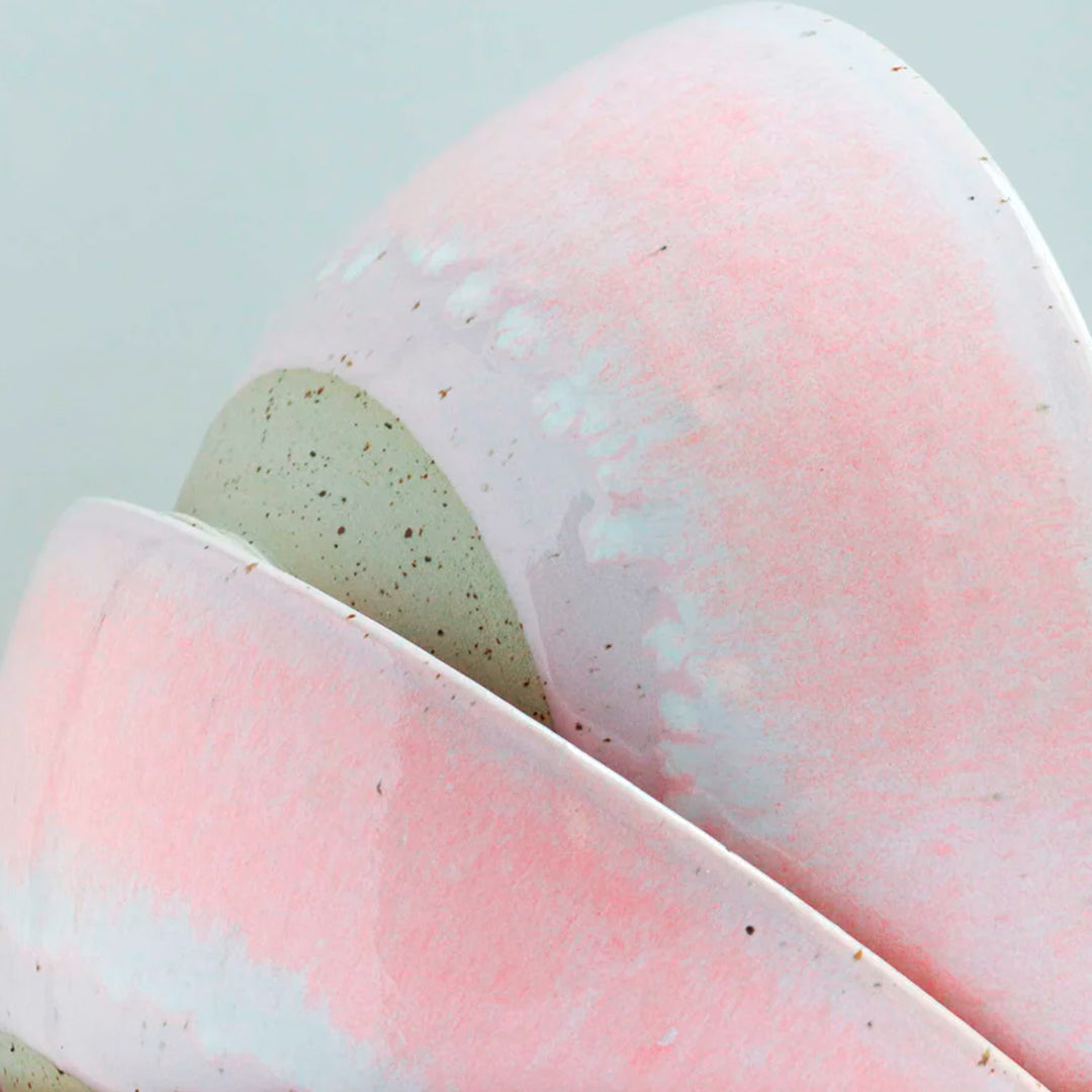 Danish Designers Studio Arhoj are renowned for their unique and colourful ceramics and this Powder Poppy&nbsp;Spring Bowl is no exception