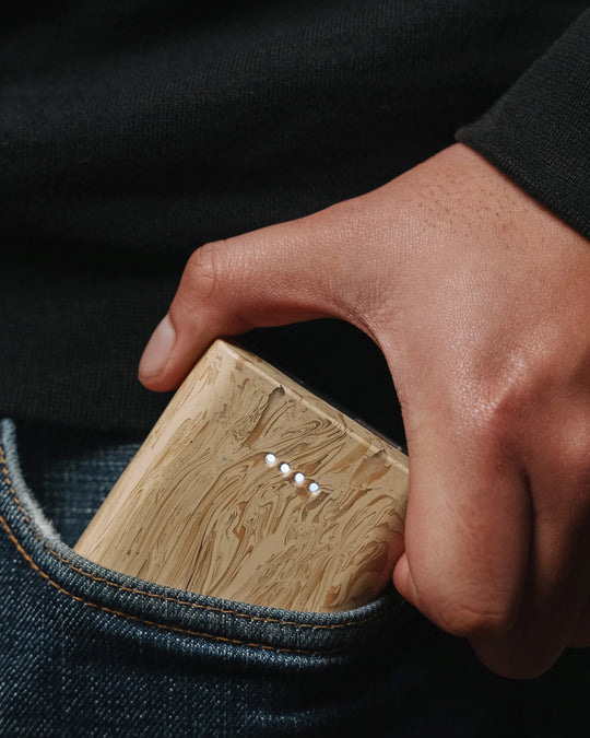 The Gomi Charger is powerful. It will charge a regular smartphone up to 3 full cycles and is powerful enough to charge 2 devices at the same time but is small enough to fit in your pocket.