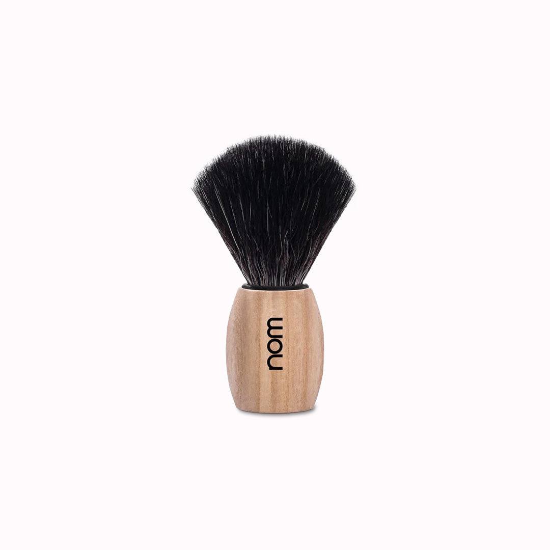 Designed to be affordable, Nom is a simply styled range of shaving brushes that make a tasteful addition to your bathroom. The Ole collection features a handle with a round silhouette, whilst the wood texture gives a contemporary and organic feel to the brush.