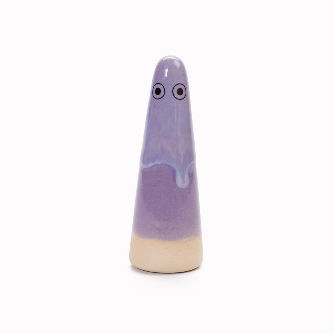 Ghost | Ceramic Figurine | Purple Hues