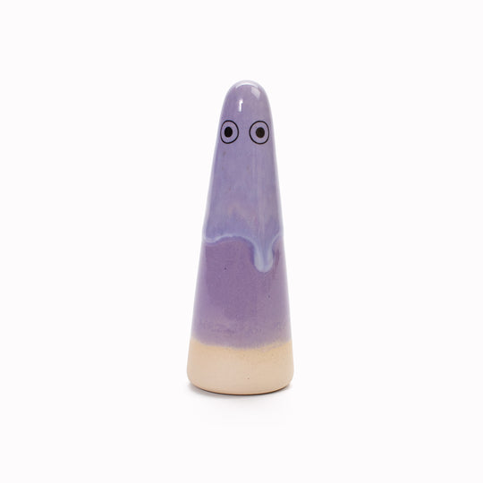 Ghost | Ceramic Figurine | Purple Hues