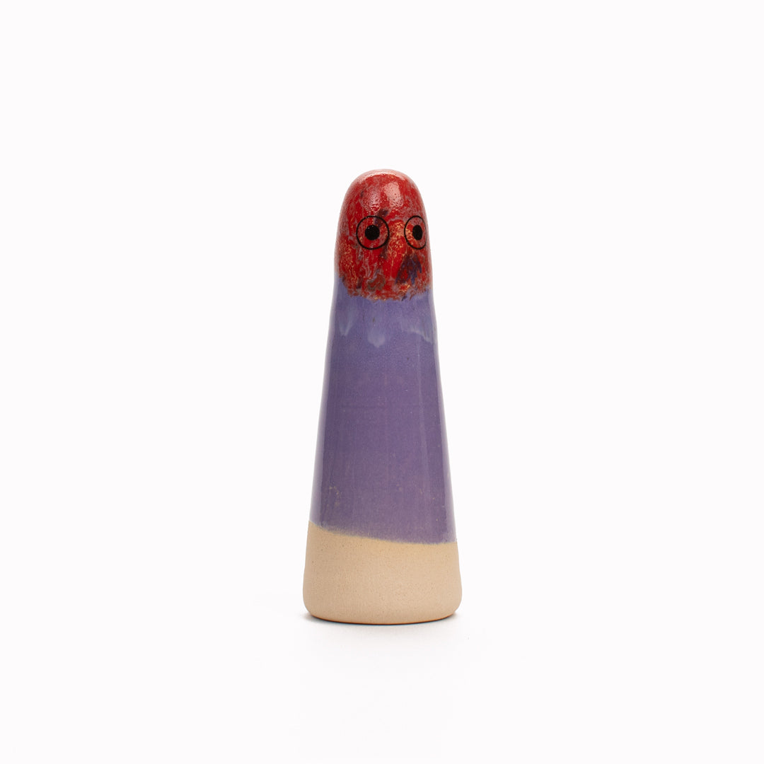 Ghost | Ceramic Figurine | Purple Hues