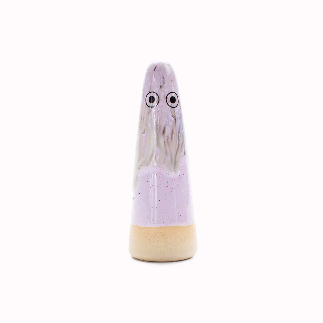 Ghost | Ceramic Figurine | Purple Hues