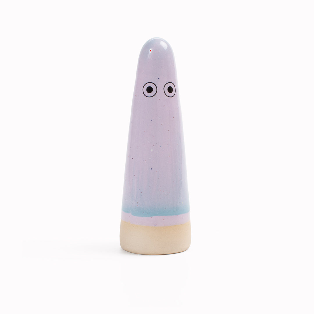 Ghost | Ceramic Figurine | Purple Hues