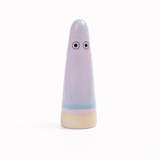 Ghost | Ceramic Figurine | Purple Hues