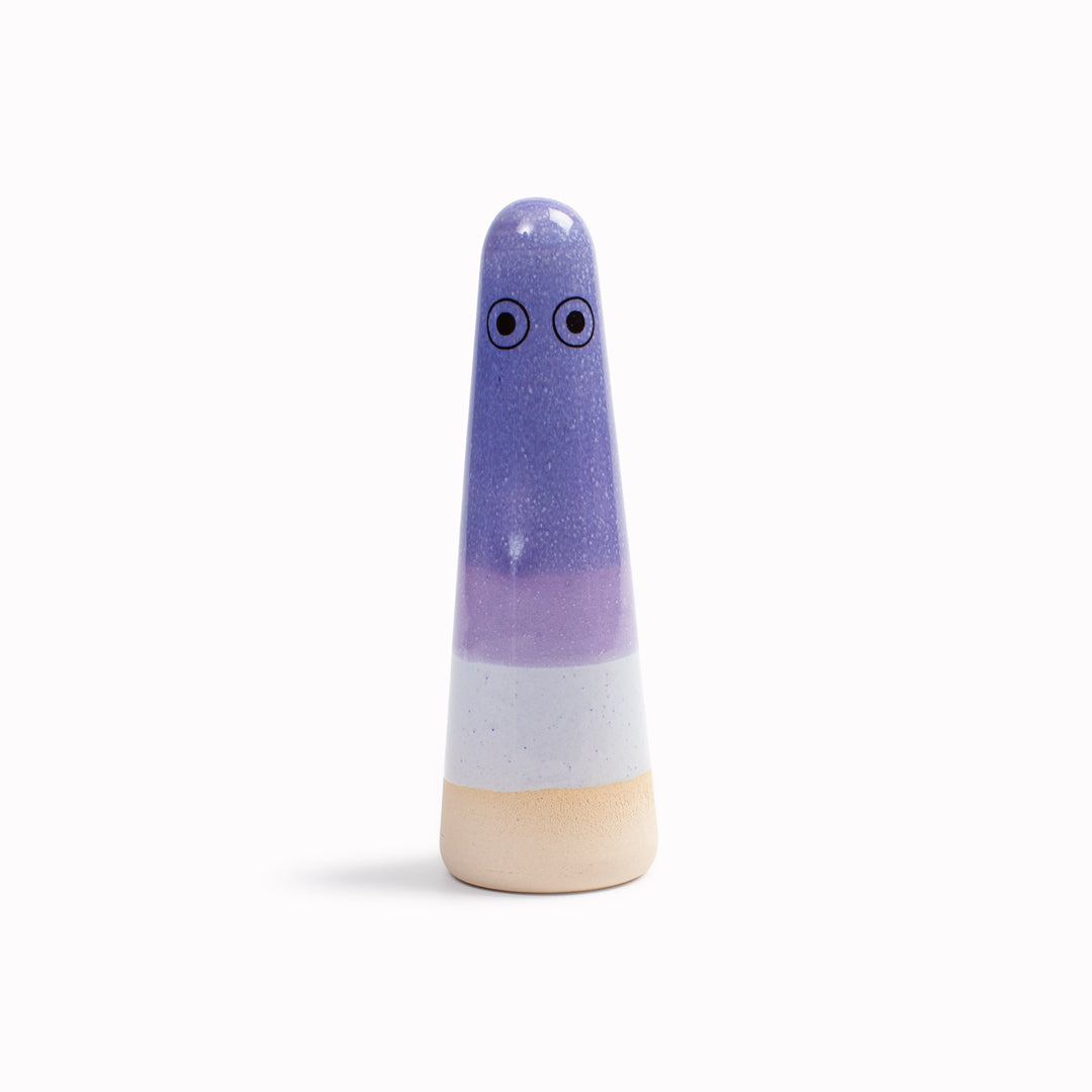 Meet the iconic hand glazed, ceramic Ghost - a personality laden decorative object from Studio Arhoj! Like much of Anders Arhoj's creations, these are inspired by Japanese ceramics but with a Scandinavian twist