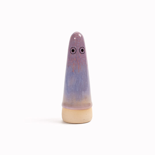 Ghost | Ceramic Figurine | Purple Hues