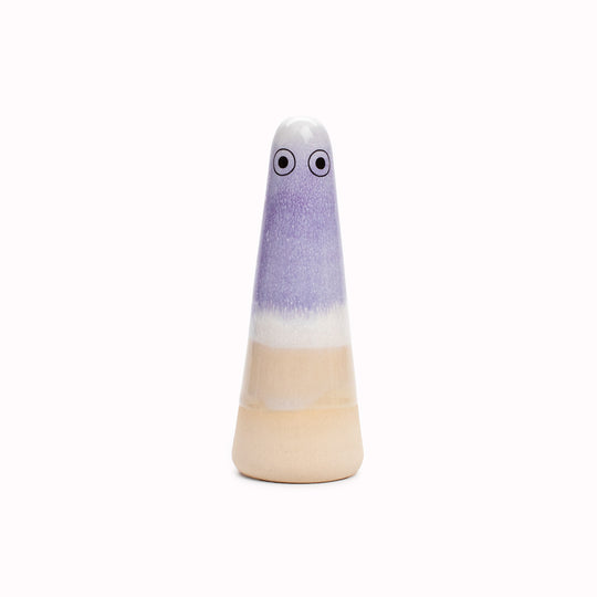 Ghost | Ceramic Figurine | Purple Hues