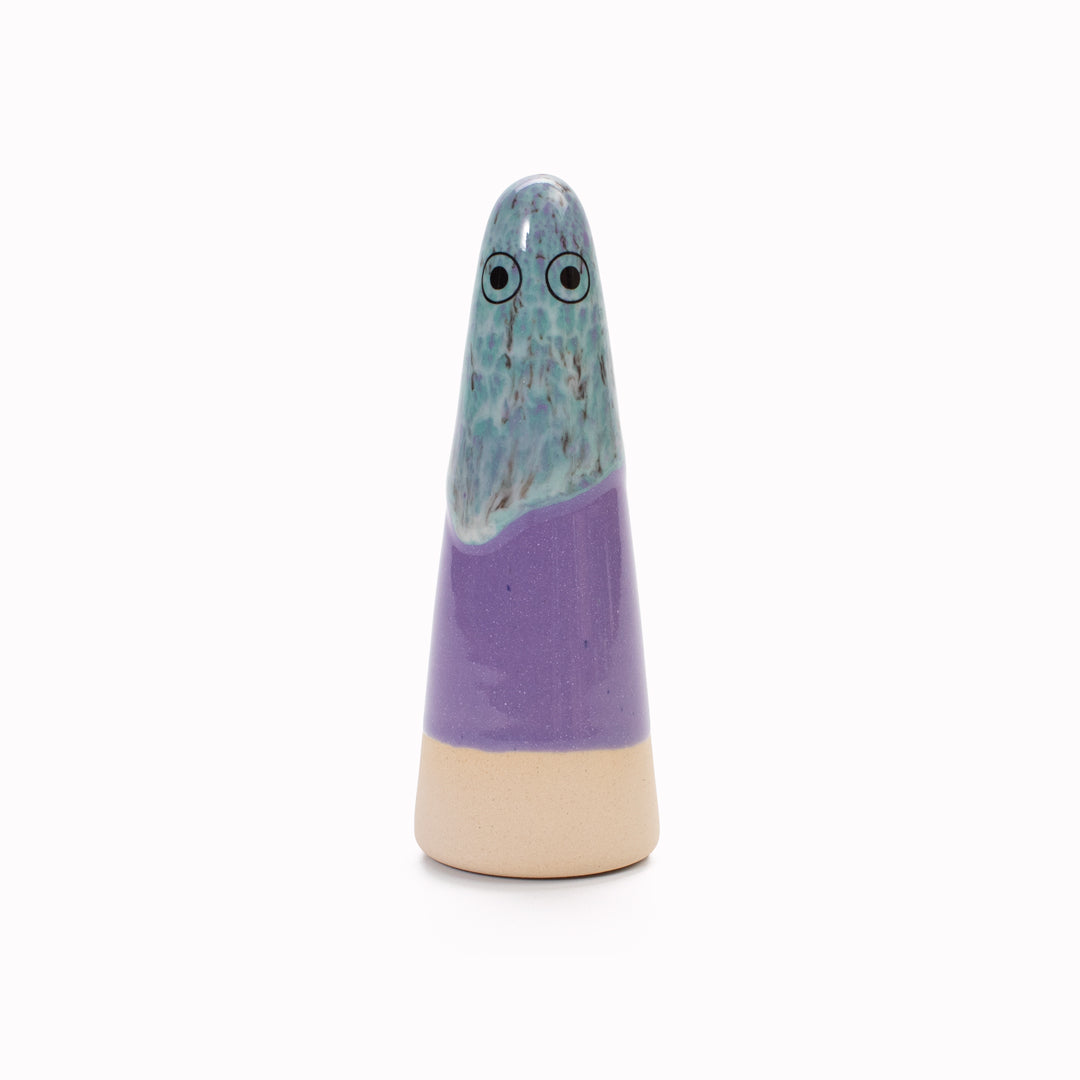 Ghost | Ceramic Figurine | Purple Hues
