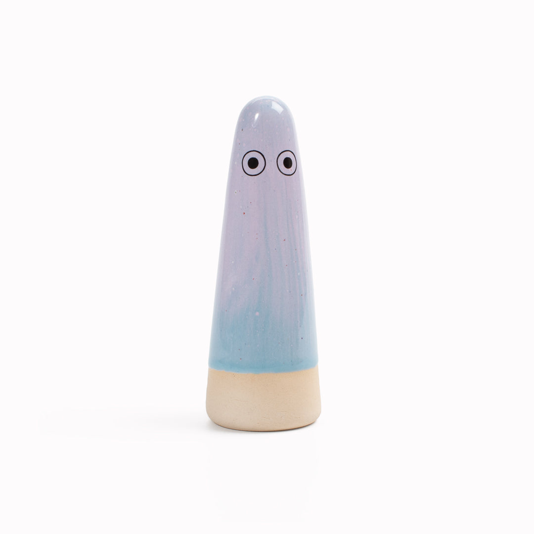 Ghost | Ceramic Figurine | Purple Hues