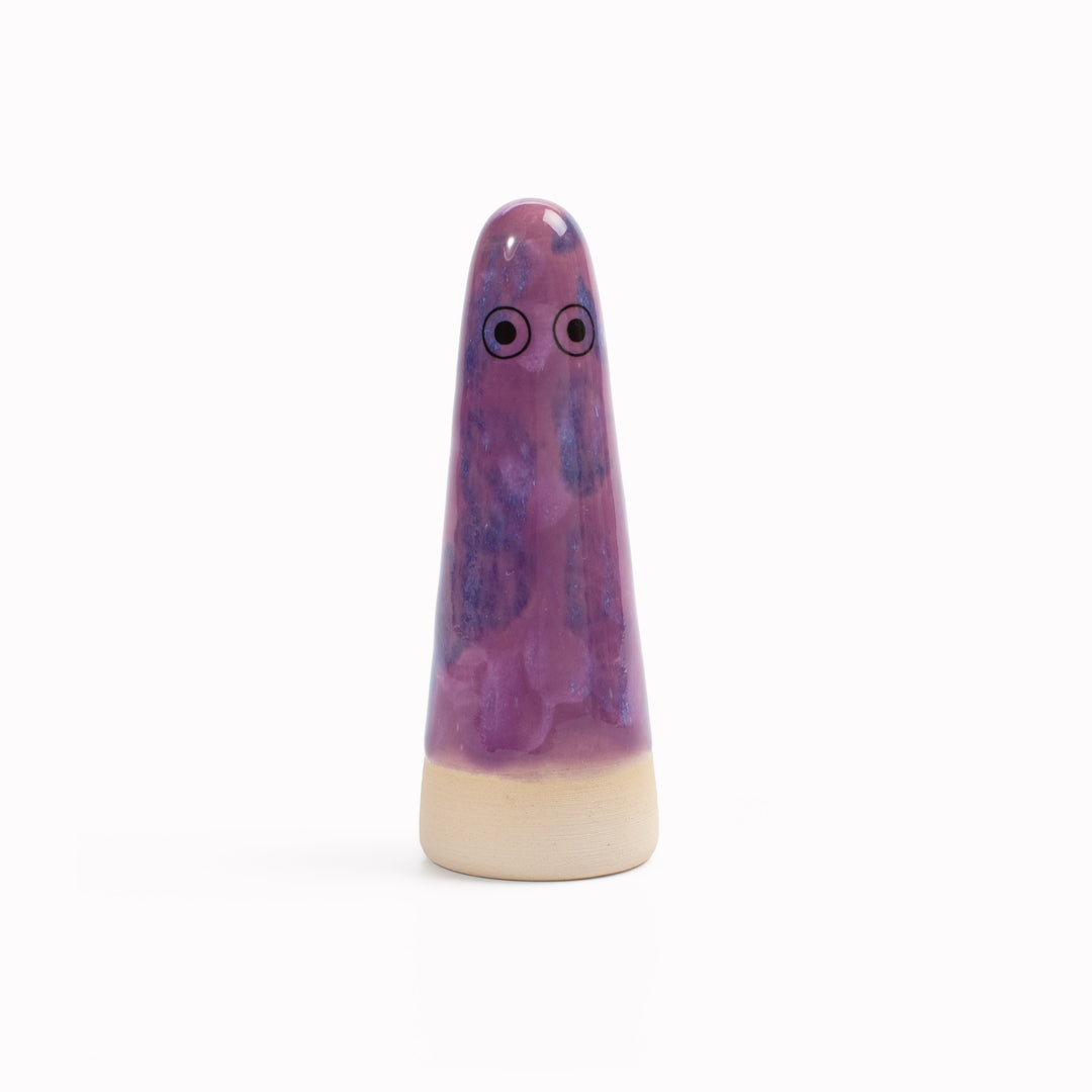 Ghost | Ceramic Figurine | Purple Hues