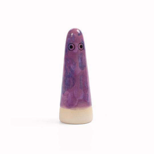 Ghost | Ceramic Figurine | Purple Hues
