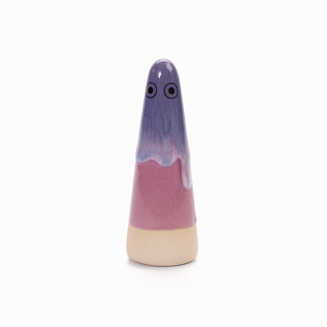 Ghost | Ceramic Figurine | Purple Hues