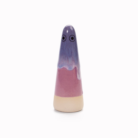 Ghost | Ceramic Figurine | Purple Hues