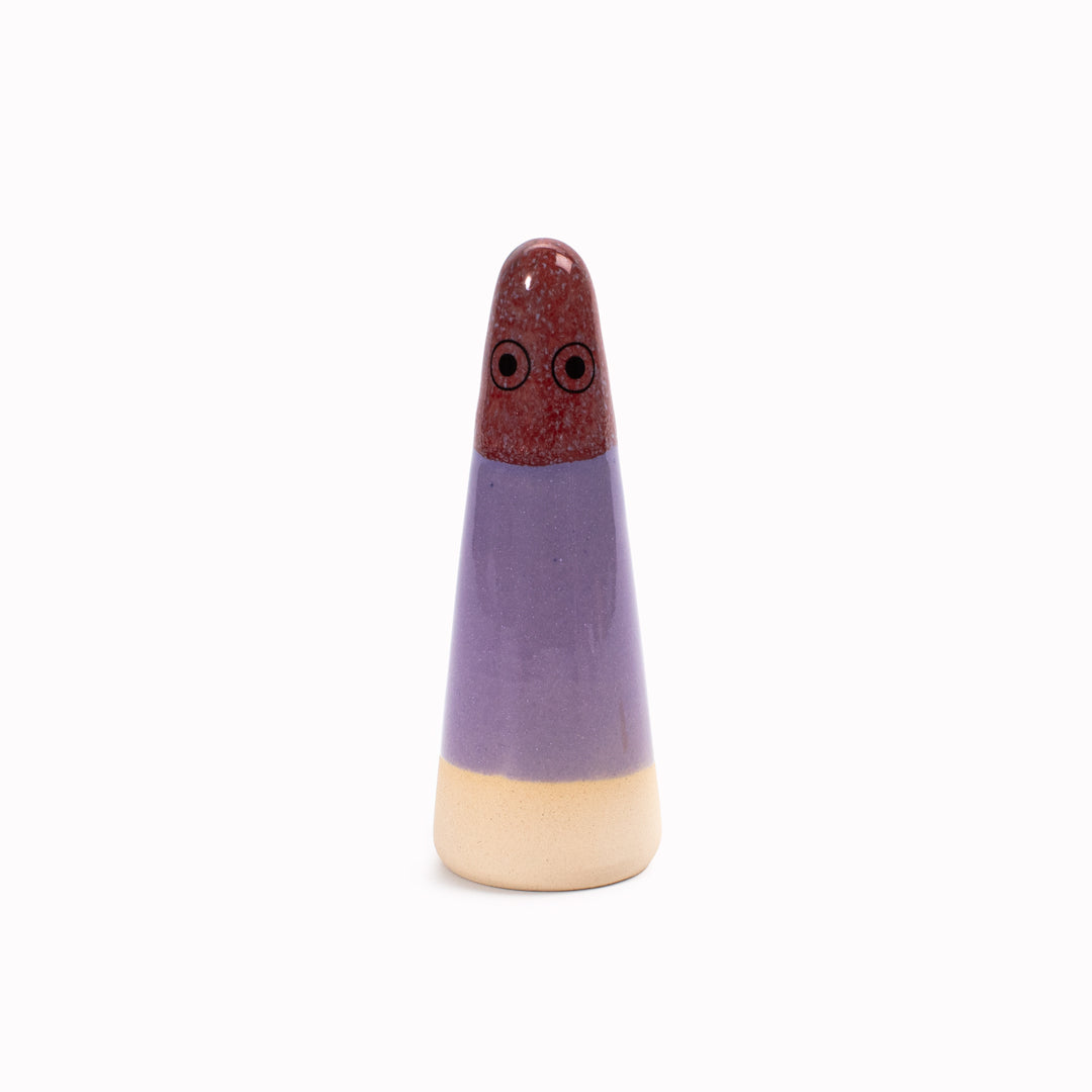Ghost | Ceramic Figurine | Purple Hues