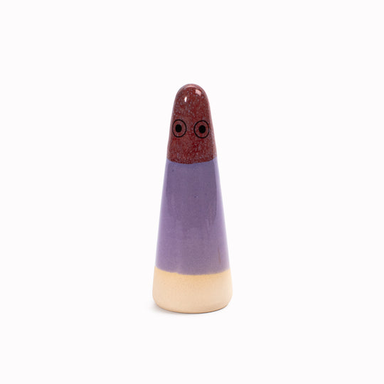 Ghost | Ceramic Figurine | Purple Hues