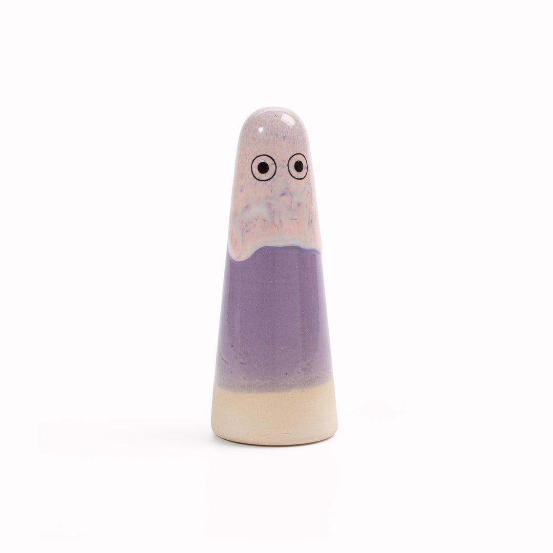 Ghost | Ceramic Figurine | Purple Hues