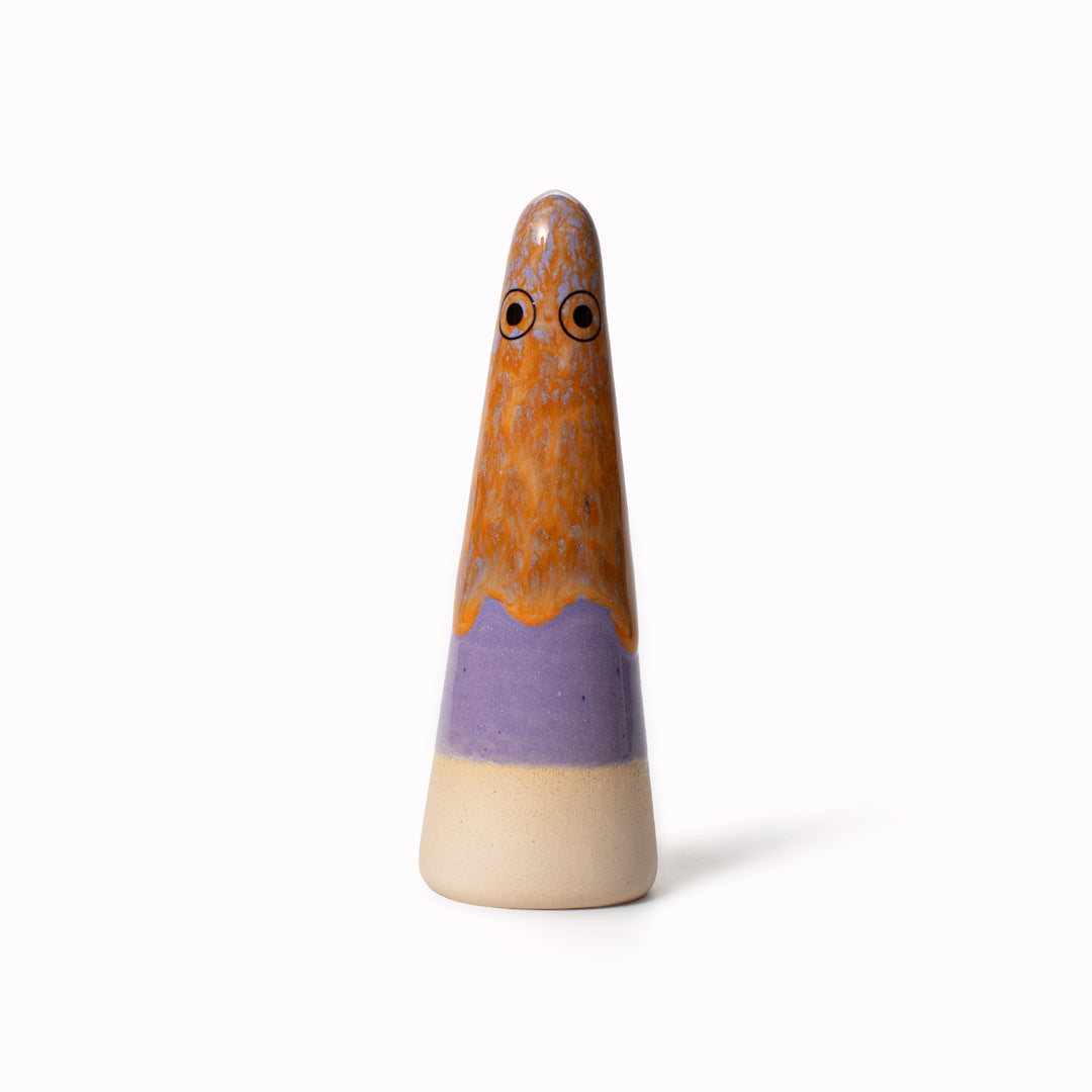 Ghost | Ceramic Figurine | Purple Hues