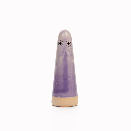 Ghost | Ceramic Figurine | Purple Hues