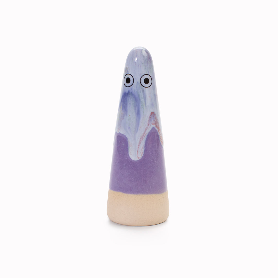 Ghost | Ceramic Figurine | Purple Hues