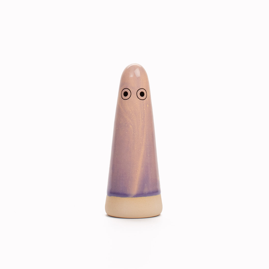 Ghost | Ceramic Figurine | Purple Hues