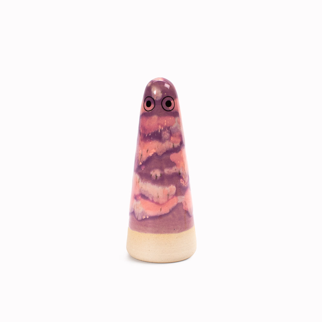 Ghost | Ceramic Figurine | Purple Hues
